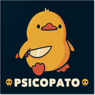 Psicopato Funny Duck by Tobe Fonseca Posters and Art